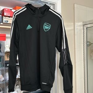 Mens Adidas Arsenal 1/4 zip